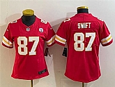 Youth Kansas City Chiefs #87 Taylor Swift Red 2023 F.U.S.E. Vapor Untouchable Limited Jersey,baseball caps,new era cap wholesale,wholesale hats